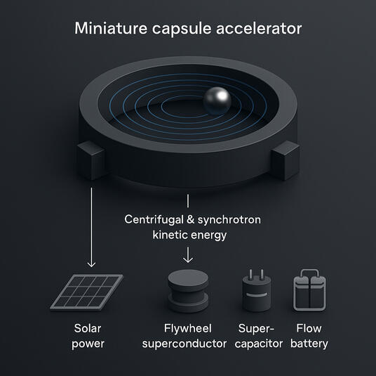 Schéma conceptuel – Capsule inertielle en boucle fermée